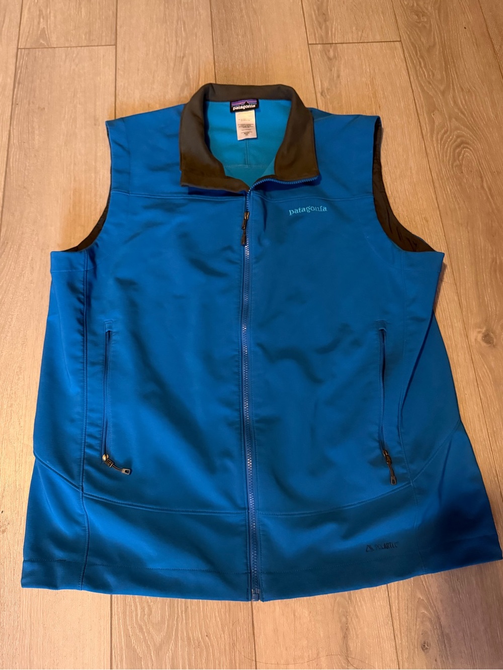 Patagonia Blue Softshell Vest